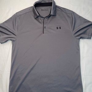 Under Armour Men’s Polo Golf Shirt Grey Medium